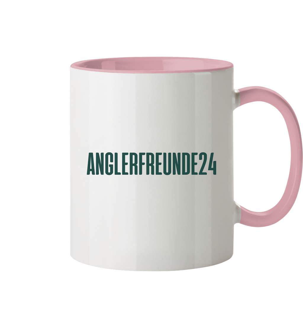 Anglerfreunde24 Logo Grün - Tasse zweifarbig
