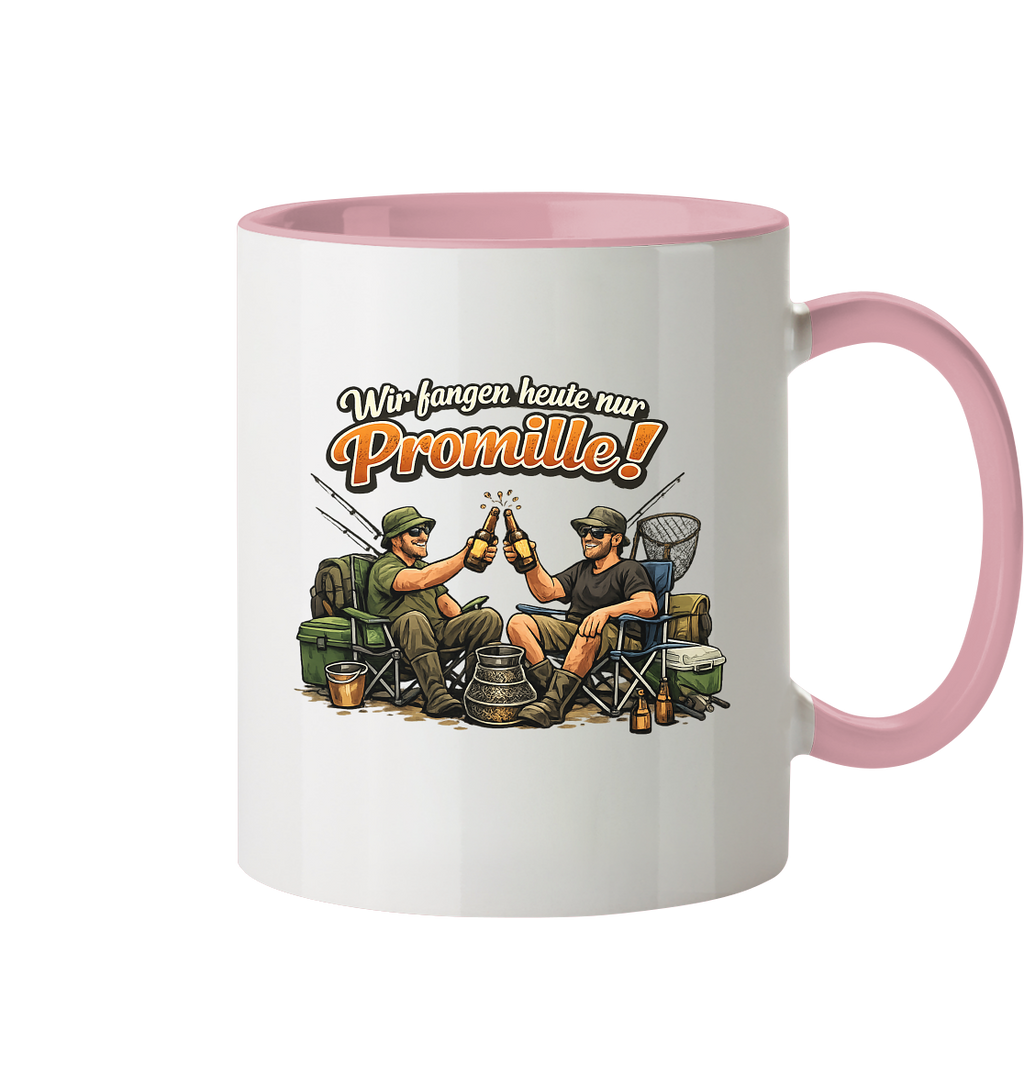 Wir fangen heute nur - Tasse zweifarbig