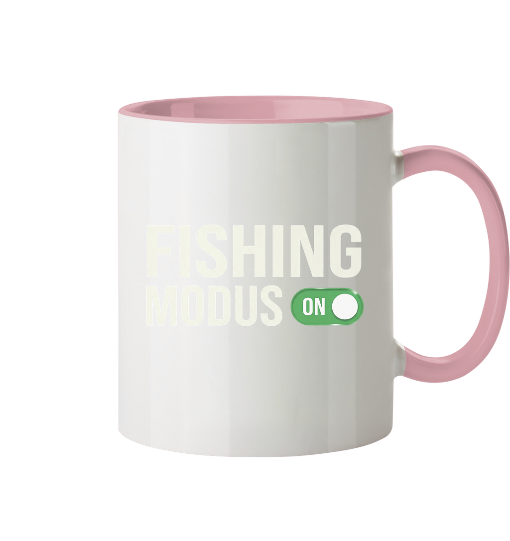 Fishing Modus On - Tasse zweifarbig