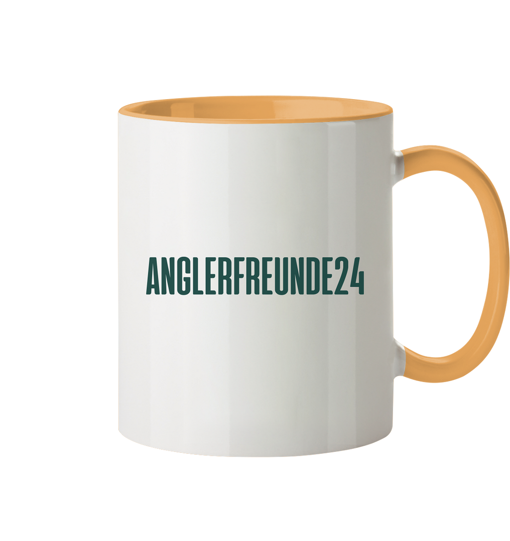 Anglerfreunde24 Logo Grün - Tasse zweifarbig