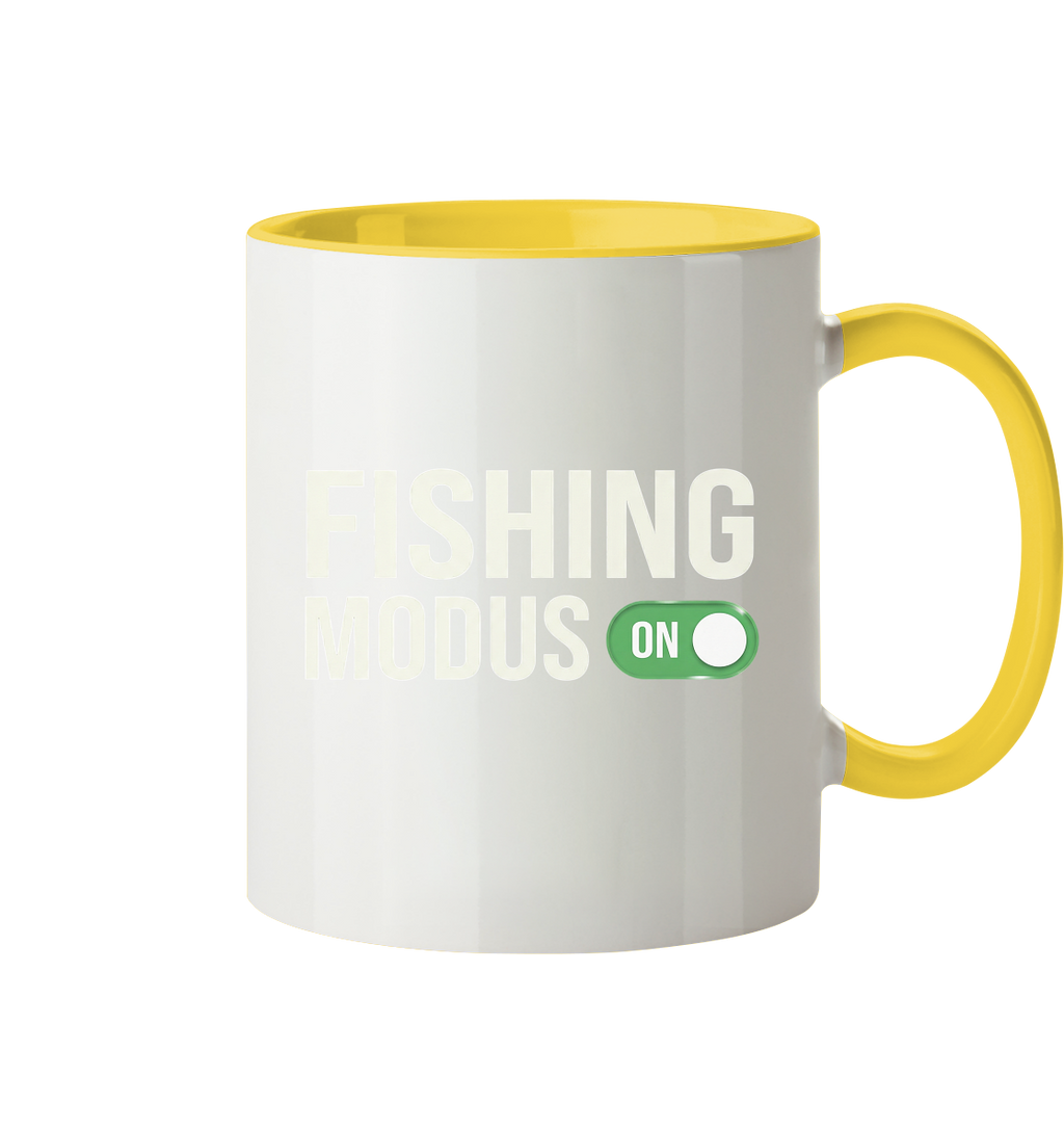 Fishing Modus On - Tasse zweifarbig